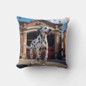 Dalmatian Elegant Throw Pillow クッション (正面)