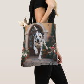 Dalmatian Elegant Tote Bag トートバッグ (クローズアップ)
