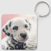 Dalmatian Heart Nose キーホルダー (裏面)