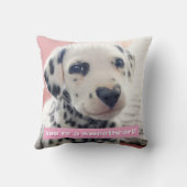 Dalmatian Heart Nose クッション (裏面)