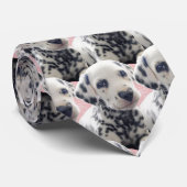 Dalmatian Heart Nose ネクタイ (ロール)
