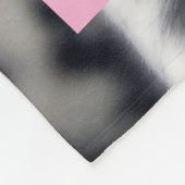 Dalmatian Heart Nose フリースブランケット (角)
