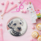 Dalmatian Heart Nose ペーパープレート (パーティー)