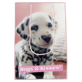 Dalmatian Heart Nose ミディアムペーパーバッグ (裏面)