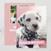 Dalmatian Heart Nose 招待状 (正面/裏面)