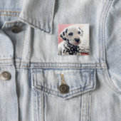 Dalmatian Heart Nose 缶バッジ (インサイチュ)