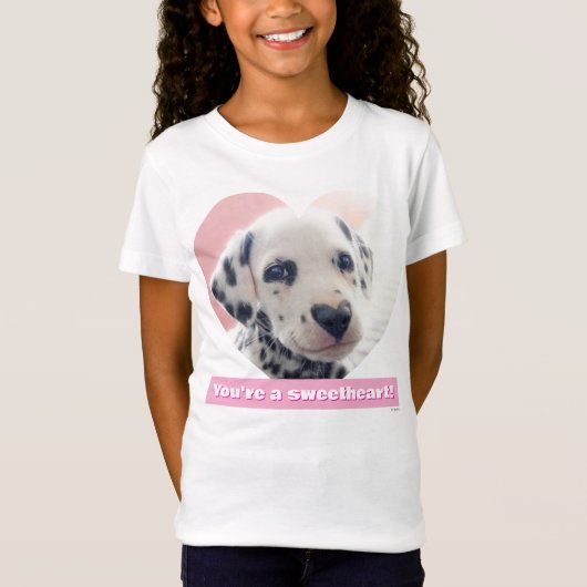 Dalmatian Heart Nose Tシャツ (正面)