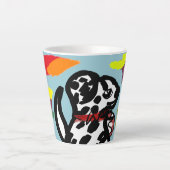 Dalmatian in autumn  カフェラテマグ (正面)