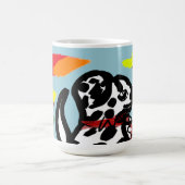 Dalmatian in autumn  コーヒーマグカップ (中央)