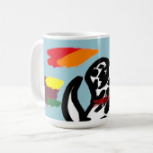 Dalmatian in autumn  コーヒーマグカップ (正面左)
