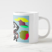 Dalmatian in autumn  ジャンボコーヒーマグカップ (右)