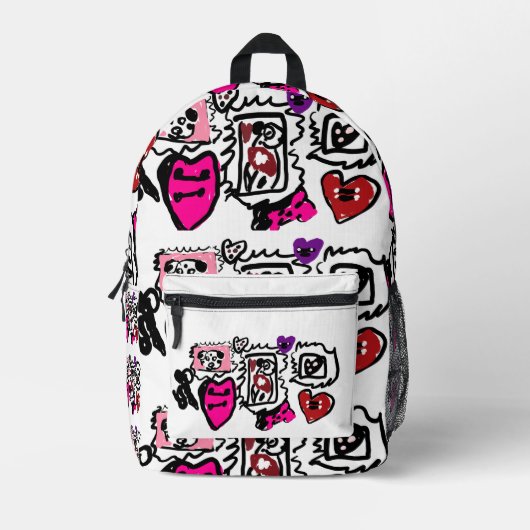 Dalmatian lovely  プリントバックパック (正面)