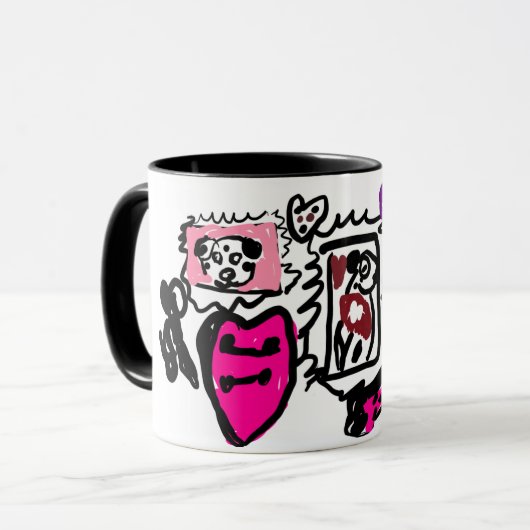 Dalmatian lovely  マグカップ (正面左)