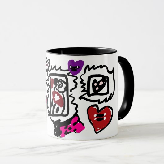 Dalmatian lovely  マグカップ (正面右)