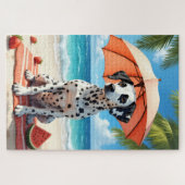 Dalmatian Luxury Beach Scene ジグソーパズル (横)