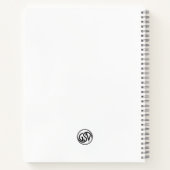 Dalmatian Marble Statue Vintage Style Notebook ノートブック (裏面)