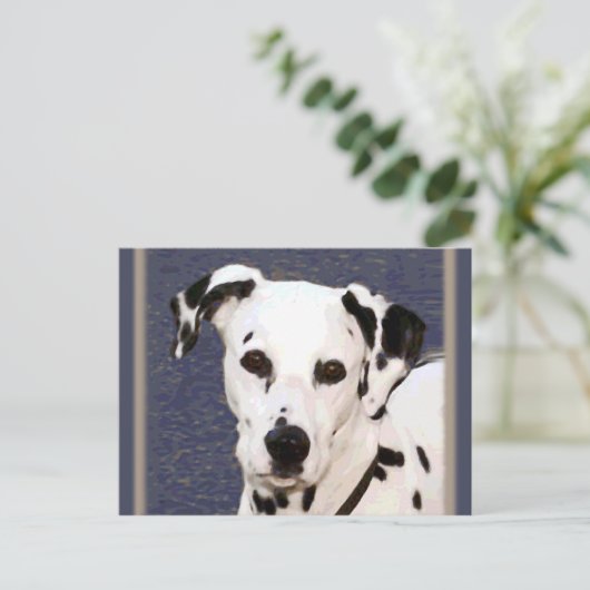 Dalmatian "Mayday" ～はがき ポストカード (スタンド正面)