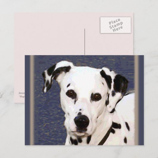 Dalmatian "Mayday" ～はがき ポストカード (正面/裏面)