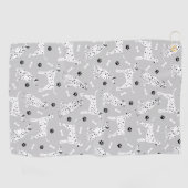 Dalmatian Paws and Bones Golf Towel ゴルフタオル (横)