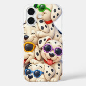 Dalmatian Puppy Pile Case-Mate iPhoneケース (裏面)