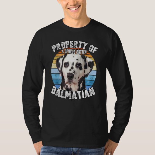 Dalmatian Retro Property Of Tシャツ (正面)