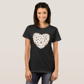 Dalmatian Spotted Heart Nice Graphic for Tシャツ (正面フル)