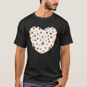 Dalmatian Spotted Heart Nice Graphic for Tシャツ (正面)