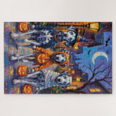 Dalmatian Trick-or-Treating Halloween Costumes ジグソーパズル (横)