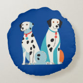 dalmatians ラウンドクッション (裏面)
