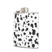 Dalmatineのドット・パターン フラスク (左)