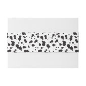 Dalmatineのドット・パターン 招待状ベリーバンド (裏面例)