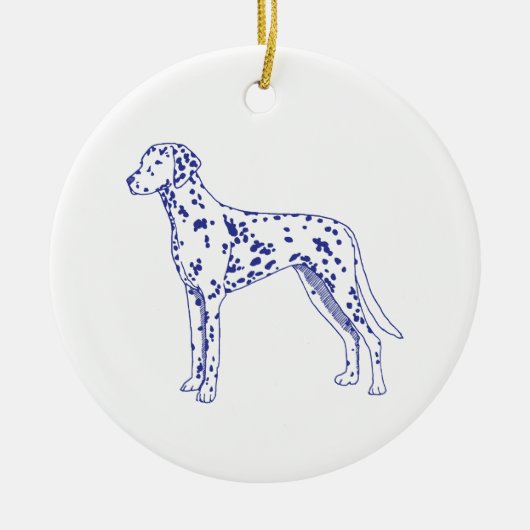 Dalmatiner セラミックオーナメント (正面)
