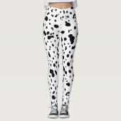 Dalmatiner Flecken Druck レギンス (正面)