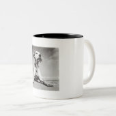 Dalmationの子犬 ツートーンマグカップ (正面右)