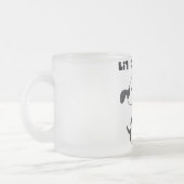 Dalmation犬の恋人のTシャツおよびギフト フロストグラスマグカップ (左)