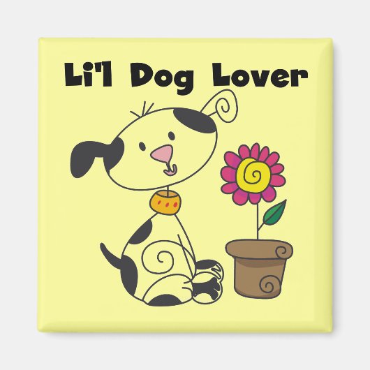 Dalmation犬の恋人のTシャツおよびギフト マグネット (正面)