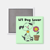 Dalmation犬の恋人のTシャツおよびギフト マグネット (正面/裏面)