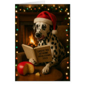 Dalmation 'Cheese Tax' Christmas card (正面)