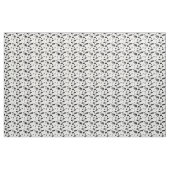 Dalmation Dog Black and White Spot Pattern ファブリック (ヤード)