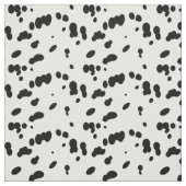 Dalmation Dog Black and White Spot Pattern ファブリック (見本)