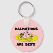 Dalmationsは最も最高のなTシャツおよびギフトです キーホルダー (正面)