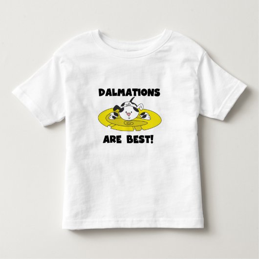 Dalmationsは最も最高のなTシャツおよびギフトです トドラーTシャツ (正面)