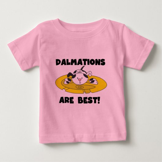 Dalmationsは最も最高のなTシャツおよびギフトです ベビーTシャツ (正面)