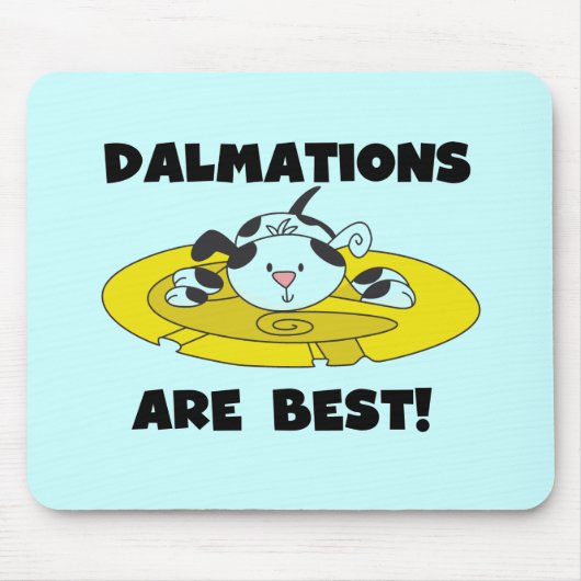 Dalmationsは最も最高のなTシャツおよびギフトです マウスパッド (正面)
