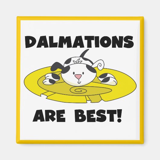 Dalmationsは最も最高のなTシャツおよびギフトです マグネット (正面)
