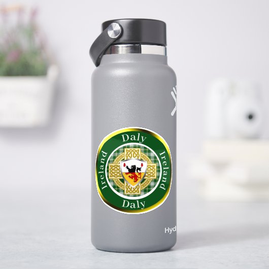 Daly Shield & Celtic Cross オーダーメイド シール (HydroFlask)