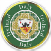 Daly Shield & Celtic Cross オーダーメイド シール (正面)
