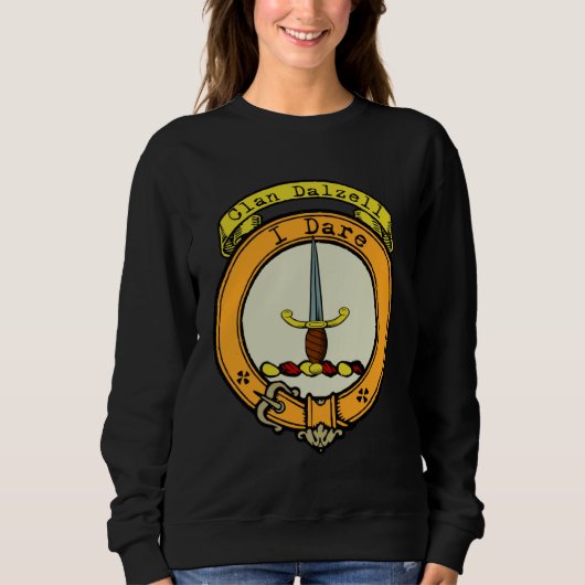 Dalzell Clan Scottish Crest スウェットシャツ (正面)