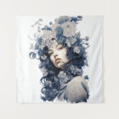 Dama Delicadamente Florada - Ilustración  タペストリー (正面)