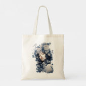 Dama Delicadamente Florada - Ilustración  トートバッグ (裏面)